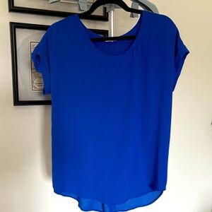 Pleione Royal Blue Women's Blouse, Size Small Items